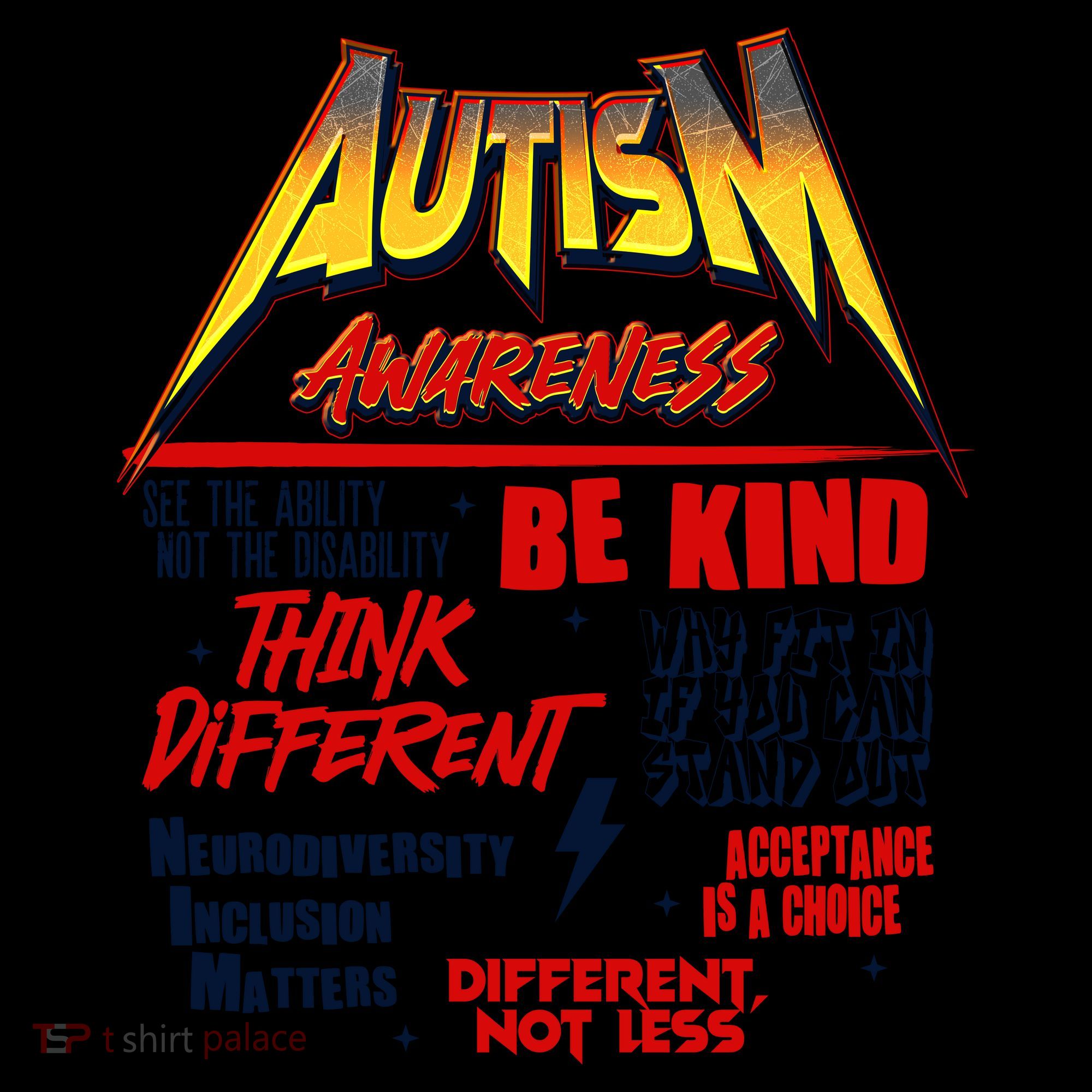 Autism World Tour Concert Be Kind Think Different Coffee Mug