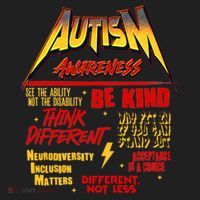 Autism World Tour Concert Be Kind Think Different Hat thumb 2