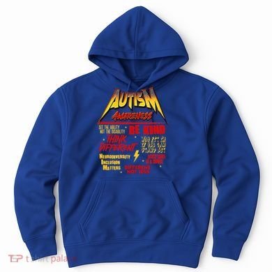 Autism World Tour Concert Be Kind Think Different Hoodie