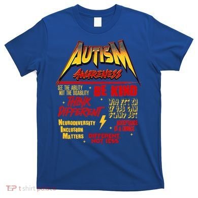 Autism World Tour Concert Be Kind Think Different T-Shirt