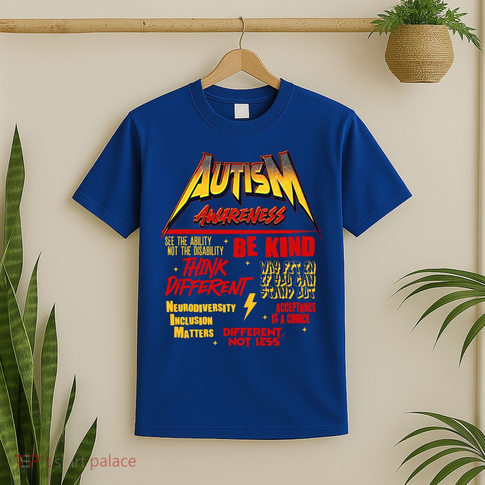 Autism World Tour Concert Be Kind Think Different T-Shirt