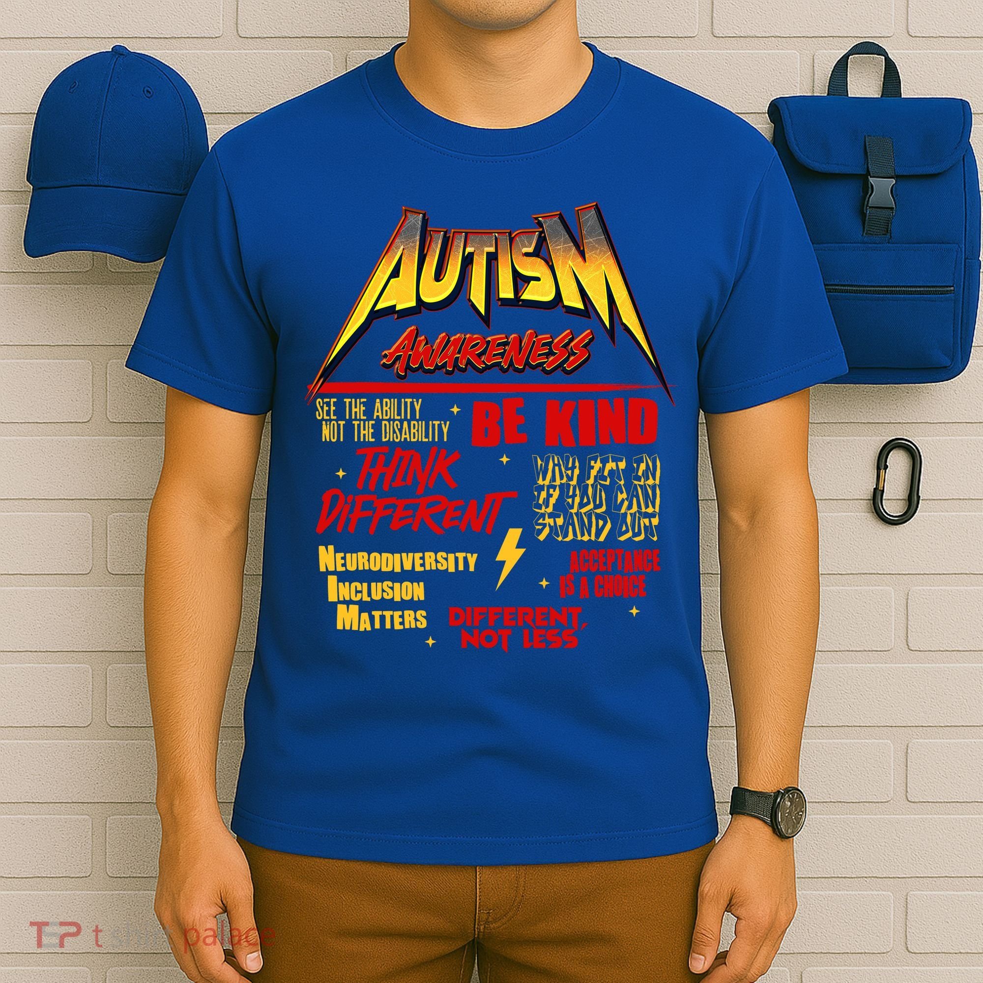 Autism World Tour Concert Be Kind Think Different T-Shirt