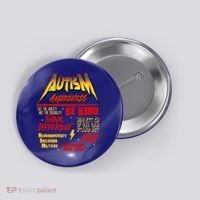 Autism World Tour Concert Be Kind Think Different Button thumb 0