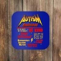 Autism World Tour Concert Be Kind Think Different Coaster thumb 0