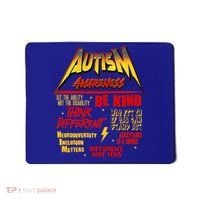 Autism World Tour Concert Be Kind Think Different Mousepad thumb 0