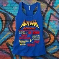 Autism World Tour Concert Be Kind Think Different Women's Tank Top thumb 3