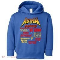 Autism World Tour Concert Be Kind Think Different Toddler Hoodie thumb 0