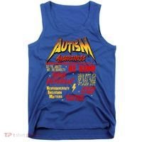 Autism World Tour Concert Be Kind Think Different Tank Top thumb 0