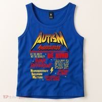 Autism World Tour Concert Be Kind Think Different Tank Top thumb 2