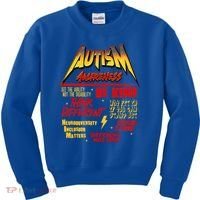 Autism World Tour Concert Be Kind Think Different Kids Sweatshirt thumb 0