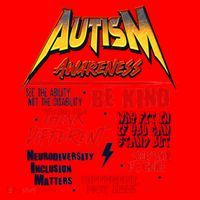 Autism World Tour Concert Be Kind Think Different Santa Hat thumb 1