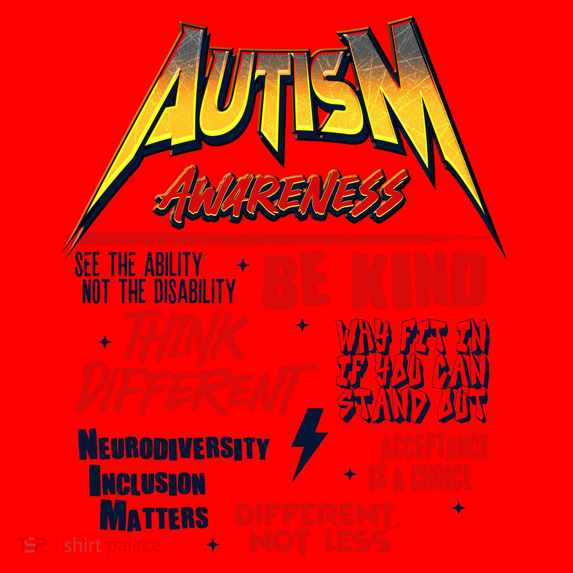 Autism World Tour Concert Be Kind Think Different Santa Hat