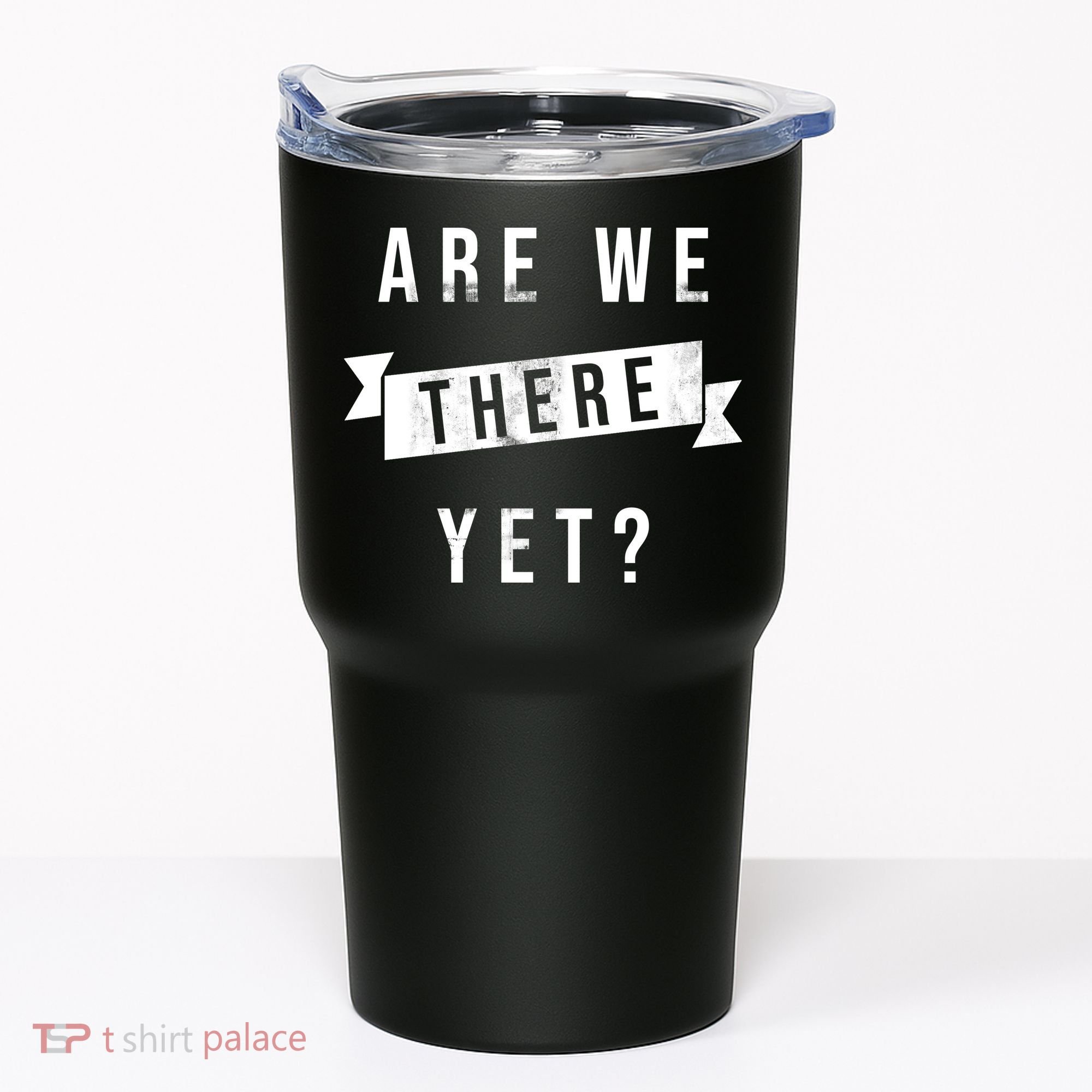 Are We There Yet Travel Road Trip Tumbler