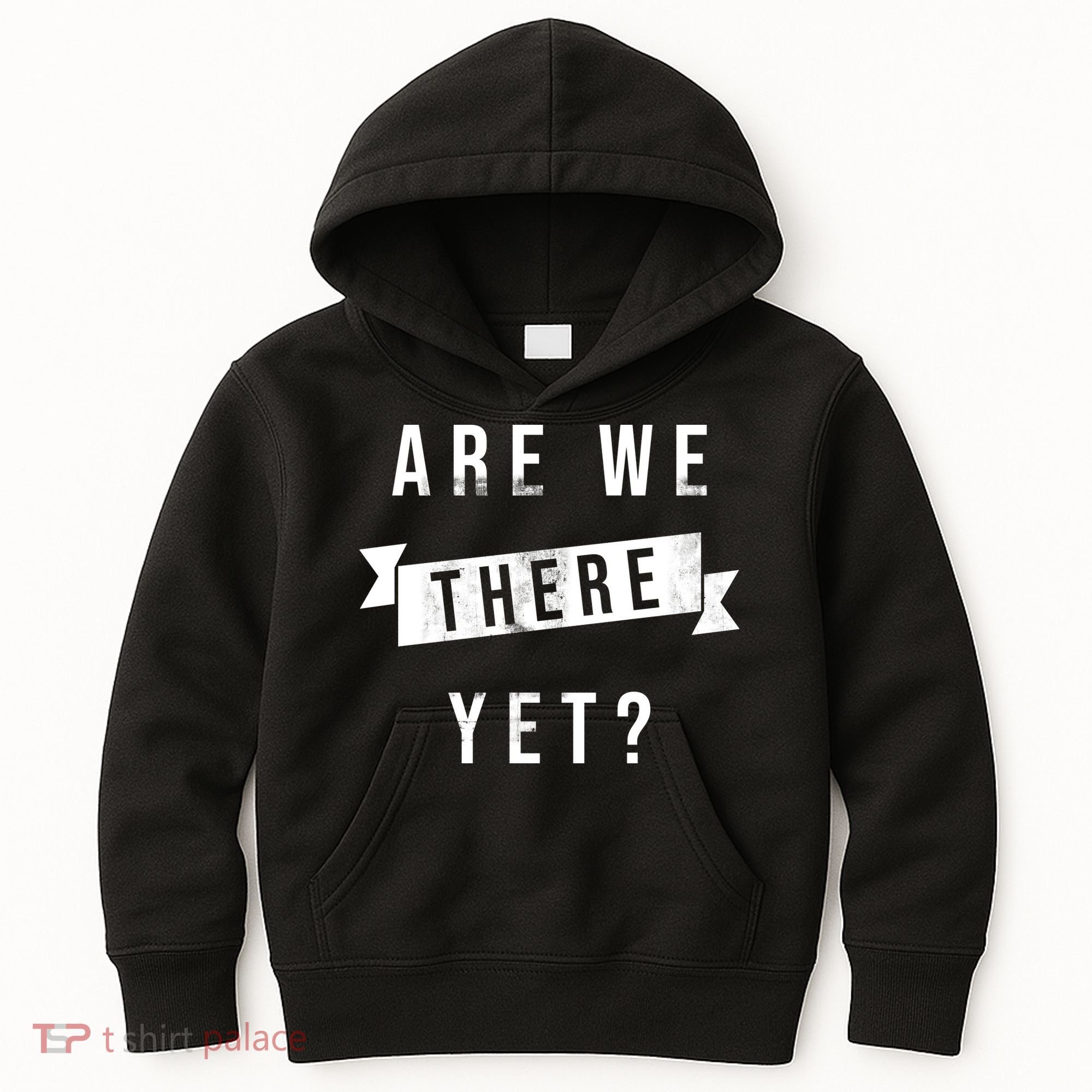 Are We There Yet Travel Road Trip Kids Hoodie