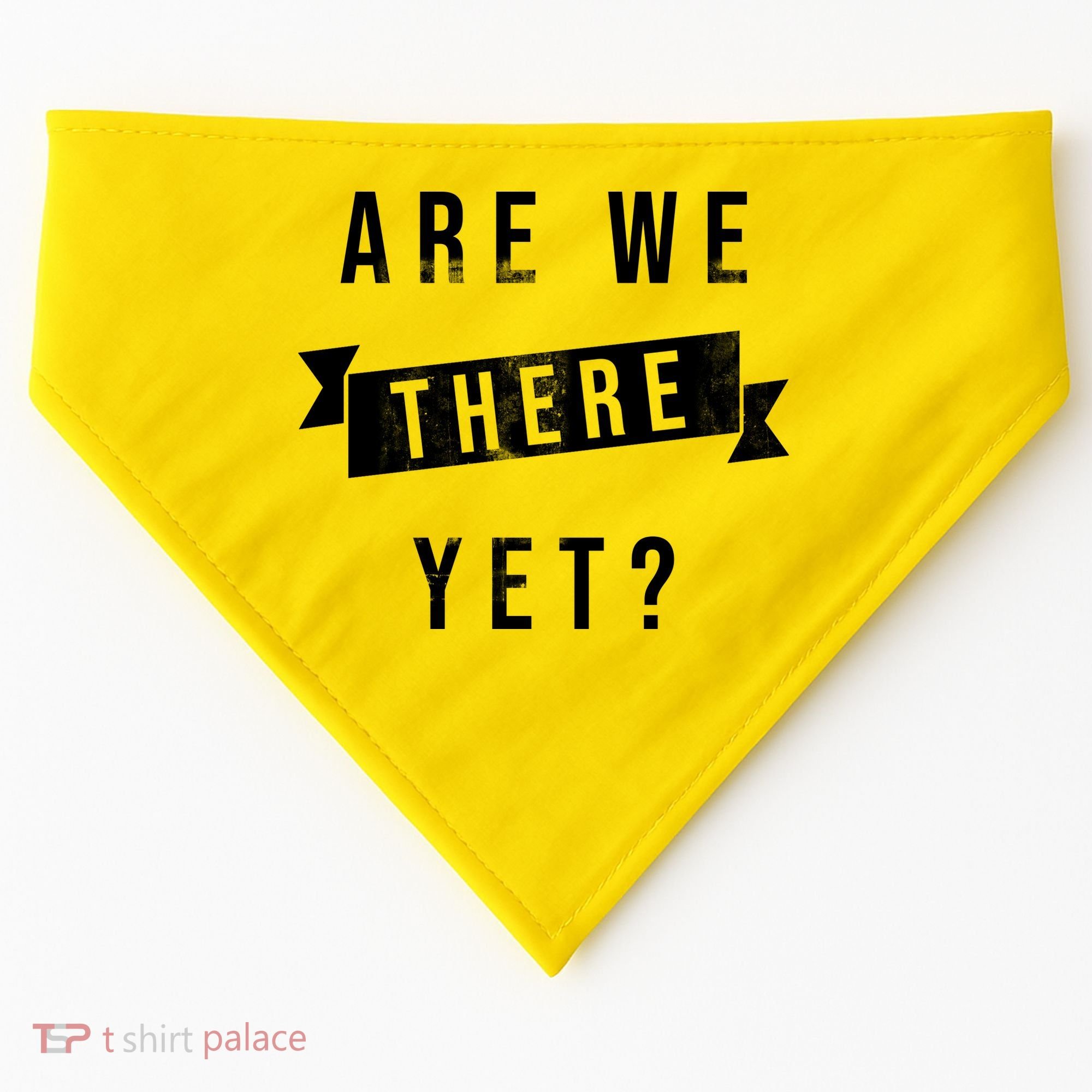 Are We There Yet Travel Road Trip USA-Made Doggie Bandana