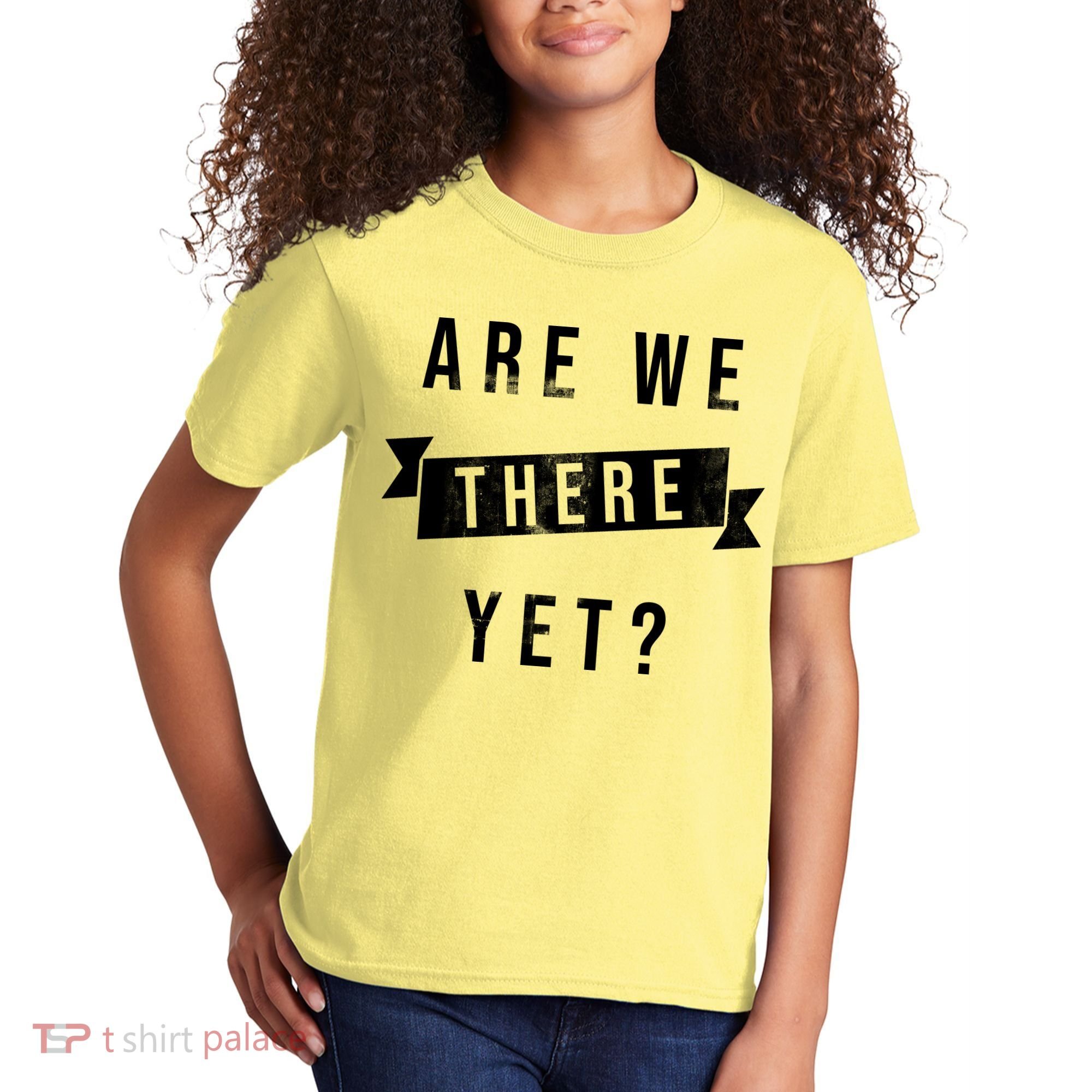 Are We There Yet Travel Road Trip Kids T-Shirt