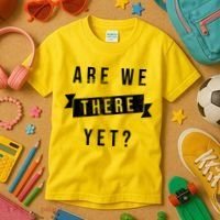 Are We There Yet Travel Road Trip Kids T-Shirt thumb 3