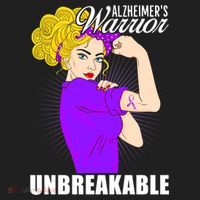 Alzheimers Warrior Unbreakable Cute Gift Alzheimer's Awareness Funny Gift Women's Sweatshirt thumb 2