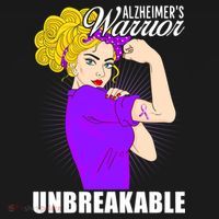 Alzheimers Warrior Unbreakable Cute Gift Alzheimer's Awareness Funny Gift Women's Hoodie thumb 2