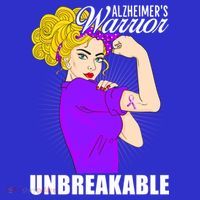 Alzheimers Warrior Unbreakable Cute Gift Alzheimer's Awareness Funny Gift Women's Tank Top thumb 5