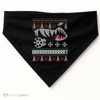 A10 Warthog Ugly Xmas Sweater Style Fighter Jet Usaf Gift USA-Made Doggie Bandana