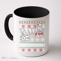 A10 Warthog Ugly Xmas Sweater Style Fighter Jet Usaf Gift Coffee Mug thumb 0