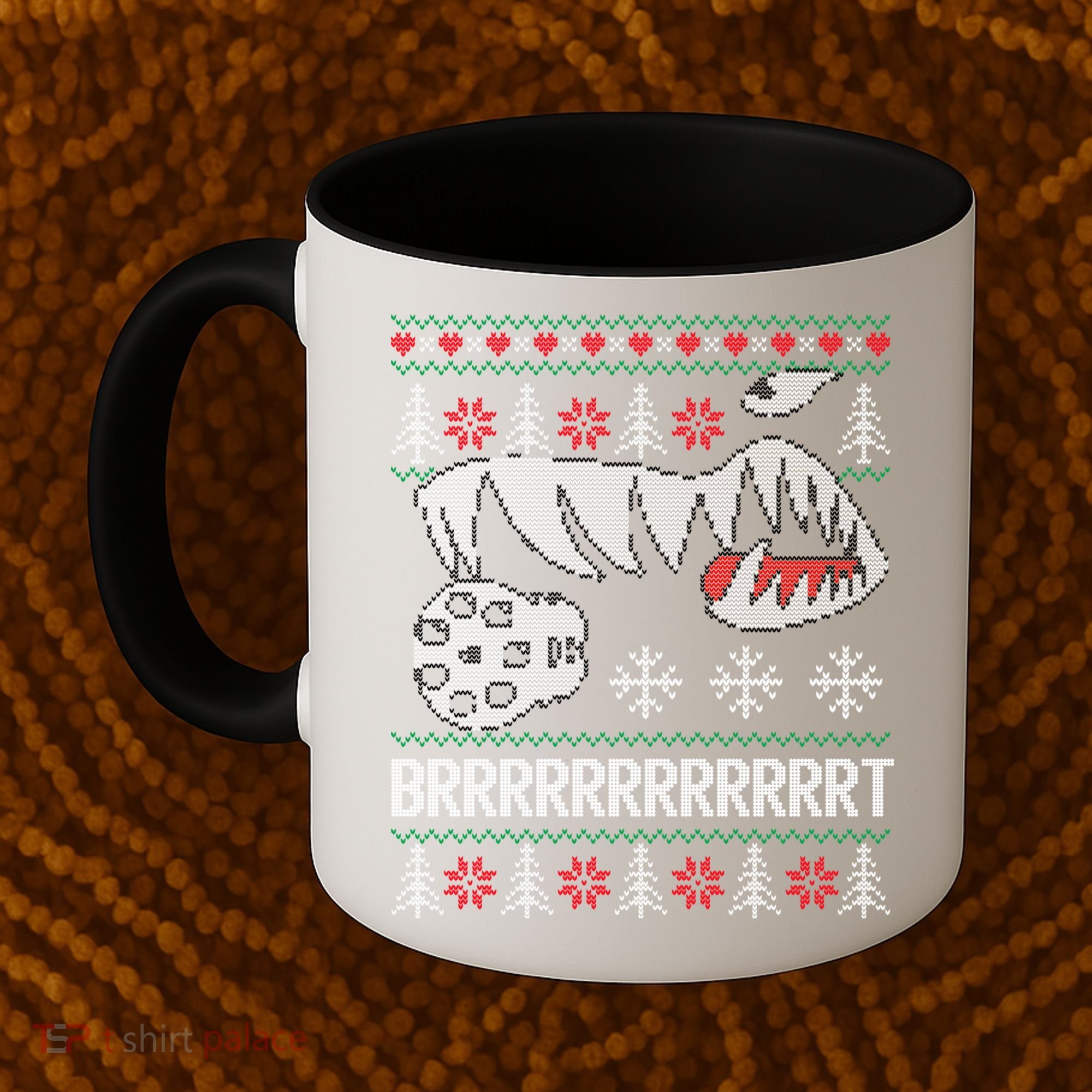 A10 Warthog Ugly Xmas Sweater Style Fighter Jet Usaf Gift Coffee Mug
