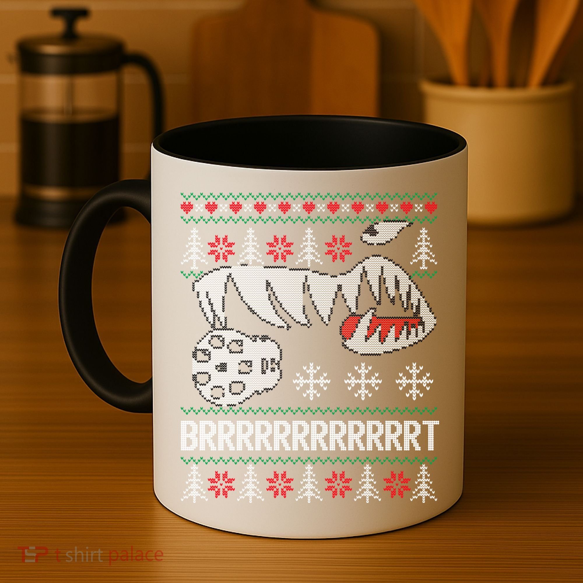 A10 Warthog Ugly Xmas Sweater Style Fighter Jet Usaf Gift Coffee Mug