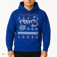 A10 Warthog Ugly Xmas Sweater Style Fighter Jet Usaf Gift Hoodie thumb 2