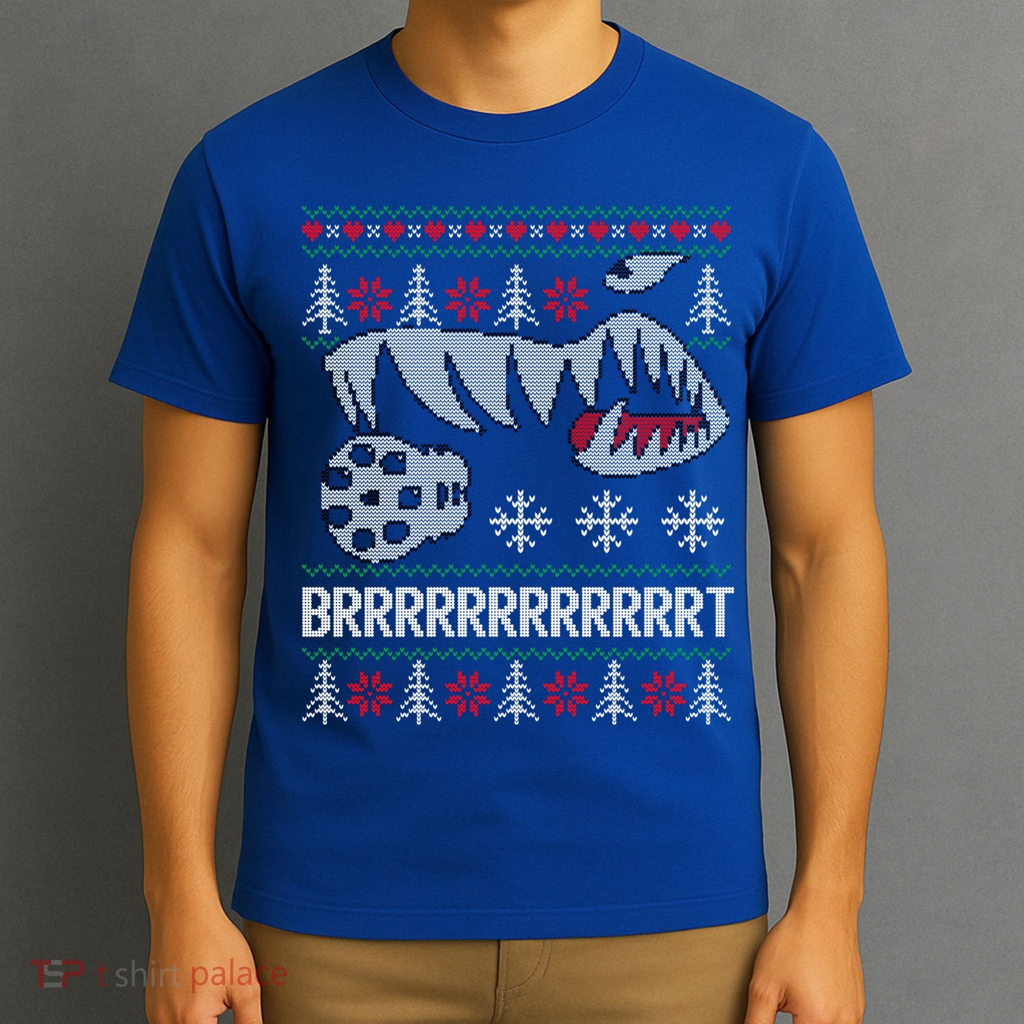 A10 Warthog Ugly Xmas Sweater Style Fighter Jet Usaf Gift T-Shirt