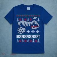 A10 Warthog Ugly Xmas Sweater Style Fighter Jet Usaf Gift T-Shirt thumb 5