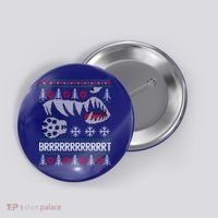 A10 Warthog Ugly Xmas Sweater Style Fighter Jet Usaf Gift Button thumb 0