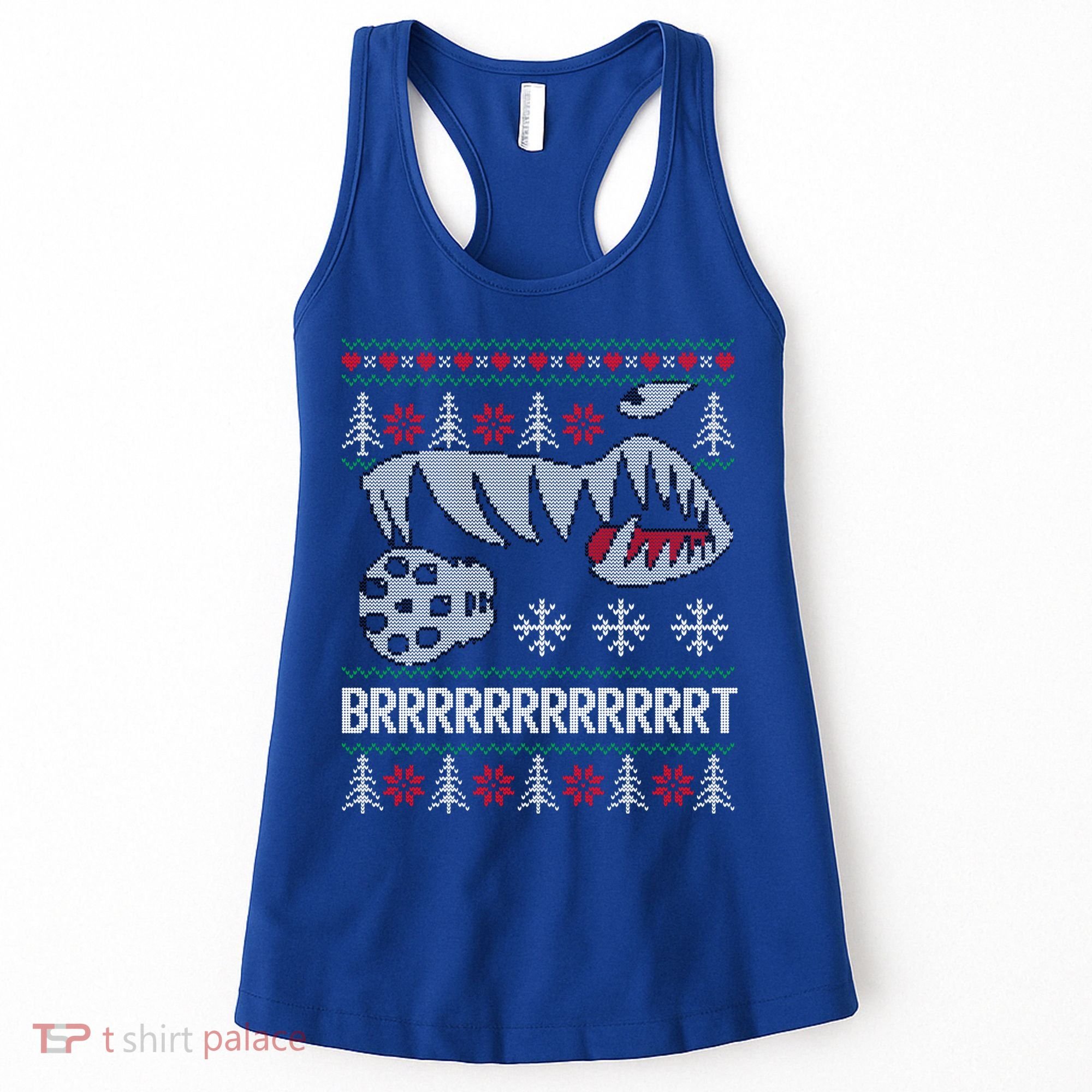 A10 Warthog Ugly Xmas Sweater Style Fighter Jet Usaf Gift Women's Tank Top