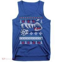 A10 Warthog Ugly Xmas Sweater Style Fighter Jet Usaf Gift Tank Top thumb 0