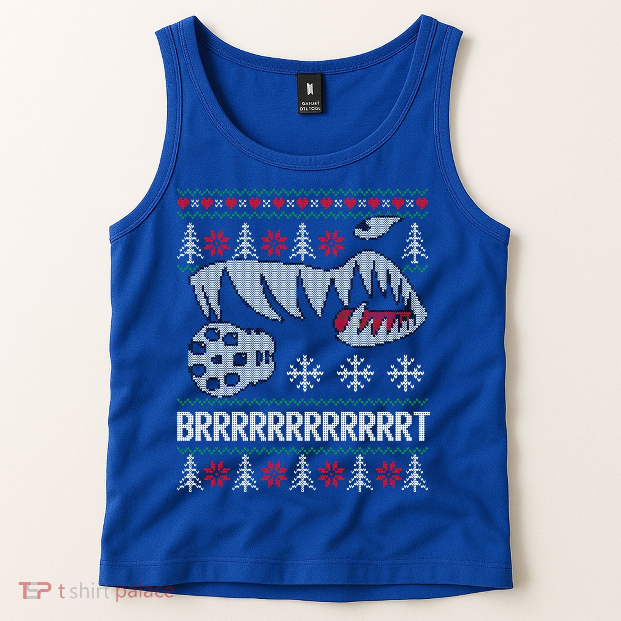 A10 Warthog Ugly Xmas Sweater Style Fighter Jet Usaf Gift Tank Top