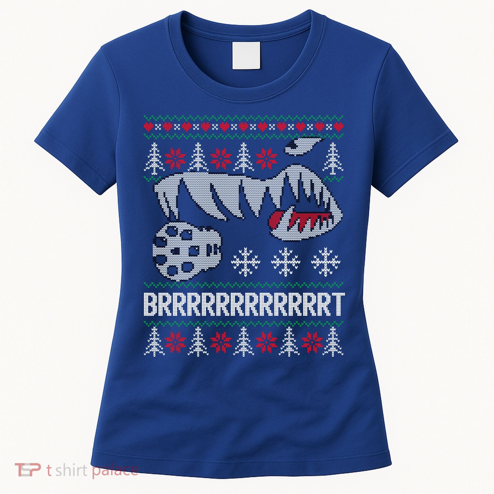 A10 Warthog Ugly Xmas Sweater Style Fighter Jet Usaf Gift Women's T-Shirt