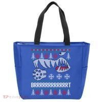A10 Warthog Ugly Xmas Sweater Style Fighter Jet Usaf Gift Tote Bag thumb 0