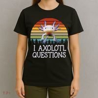Axolotl Women  Vintage Gifts Funny Cute Axolotl T-Shirt thumb 4