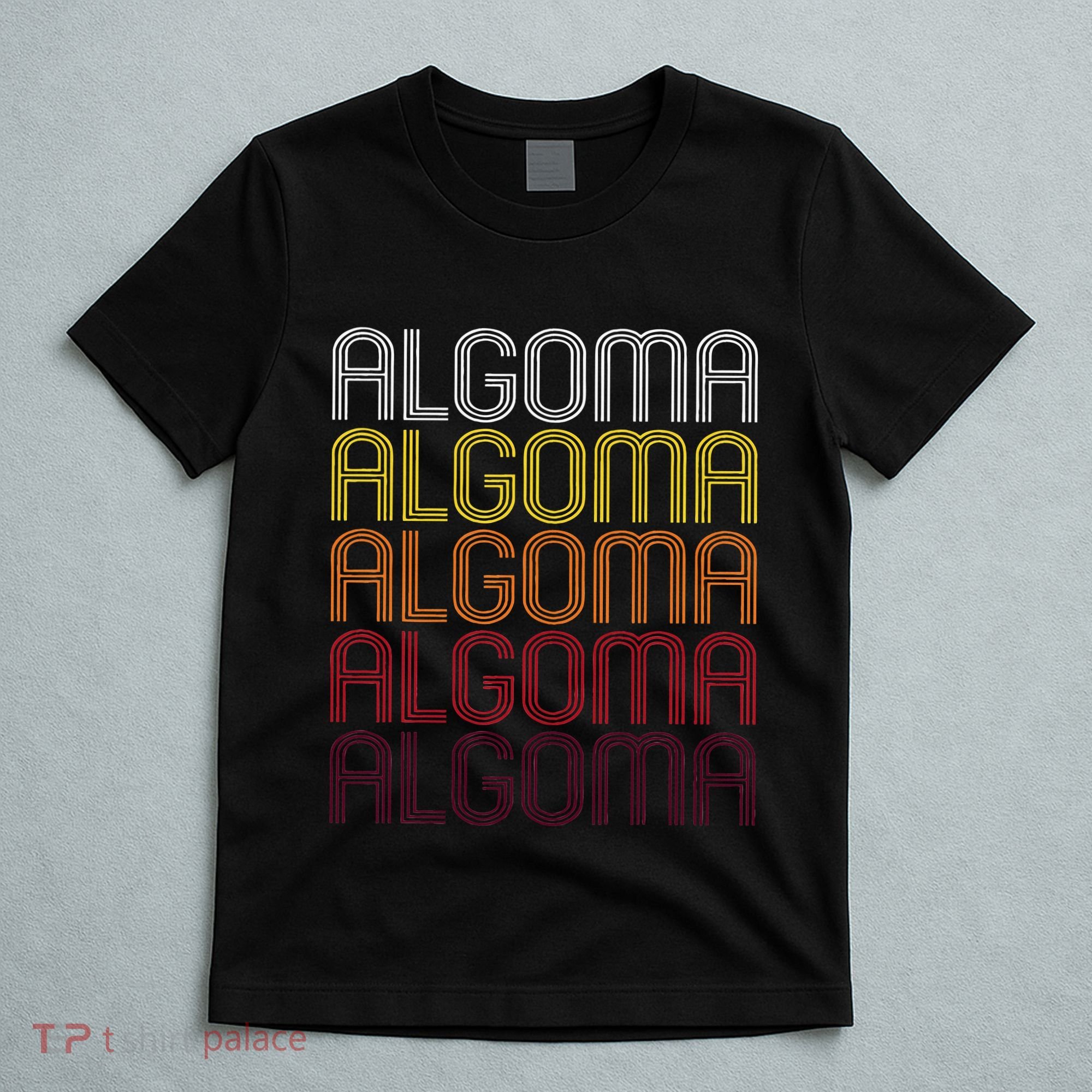 Algoma Wi Vintage Style Wisconsin T-Shirt