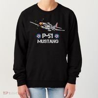 American World War 2 Pcool Gift51 Mustang Fighter Airplane Gift Women's Sweatshirt thumb 0