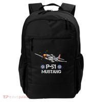 American World War 2 Pcool Gift51 Mustang Fighter Airplane Gift Backpack thumb 0