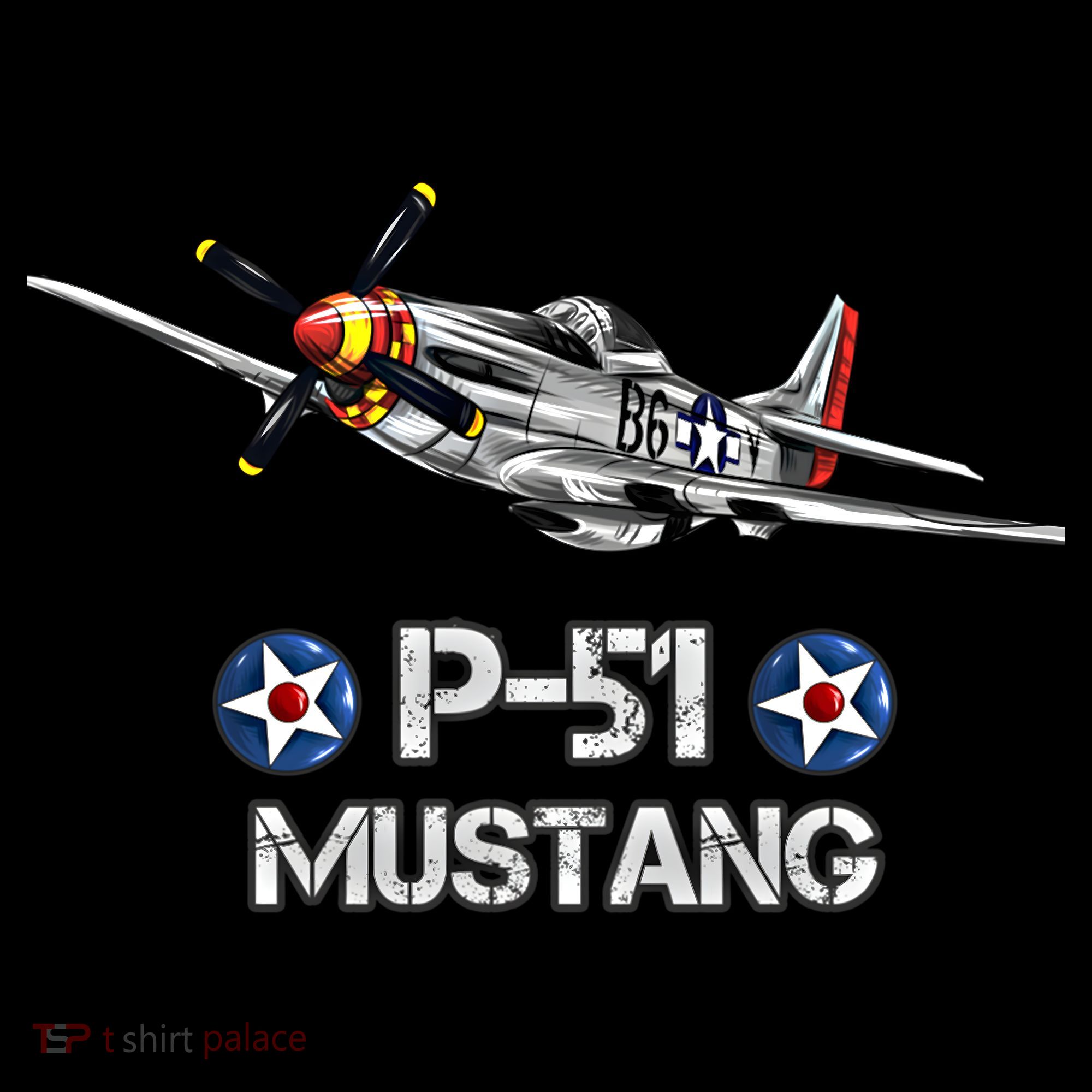 American World War 2 Pcool Gift51 Mustang Fighter Airplane Gift Coffee Mug