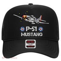 American World War 2 Pcool Gift51 Mustang Fighter Airplane Gift Hat thumb 0