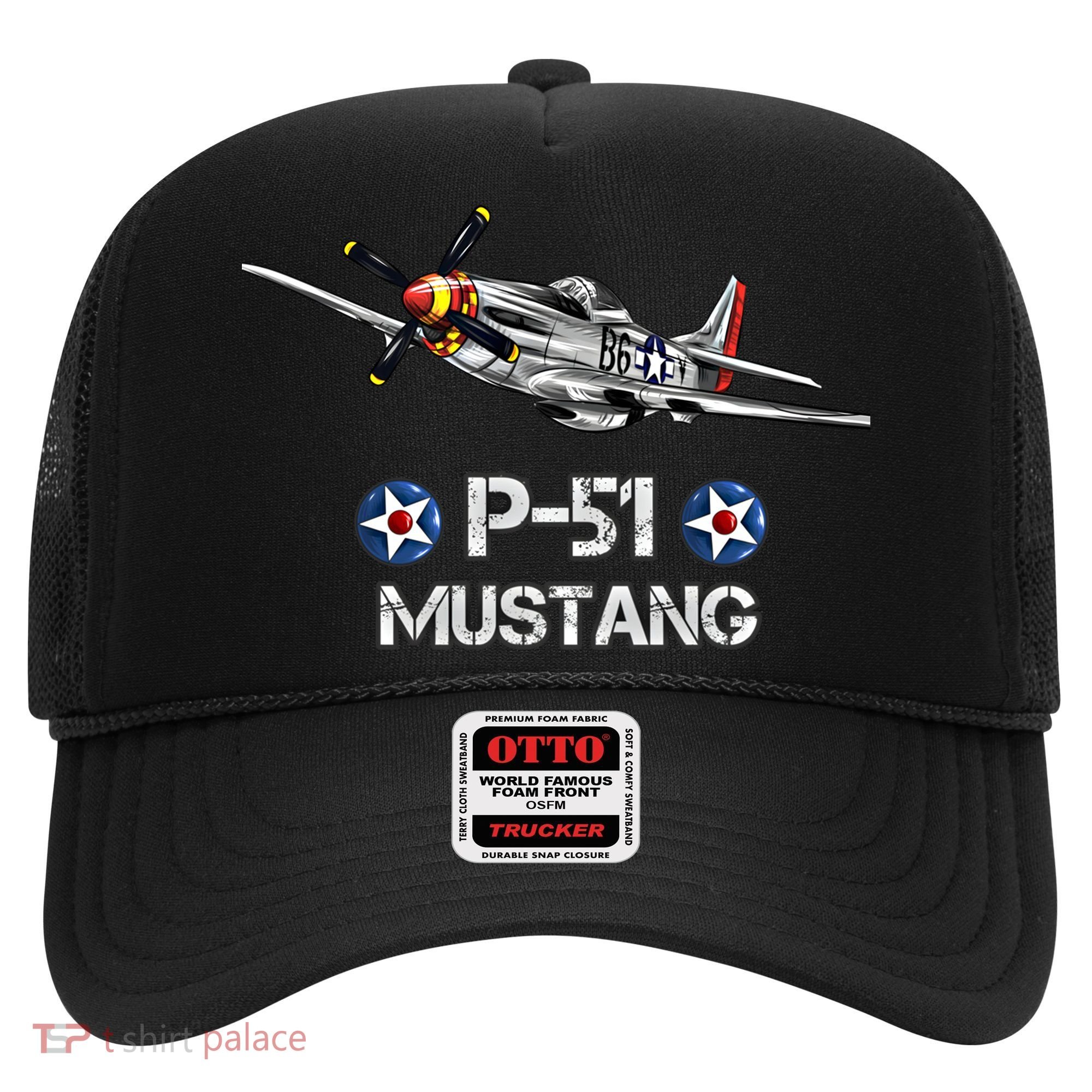 American World War 2 Pcool Gift51 Mustang Fighter Airplane Gift Hat