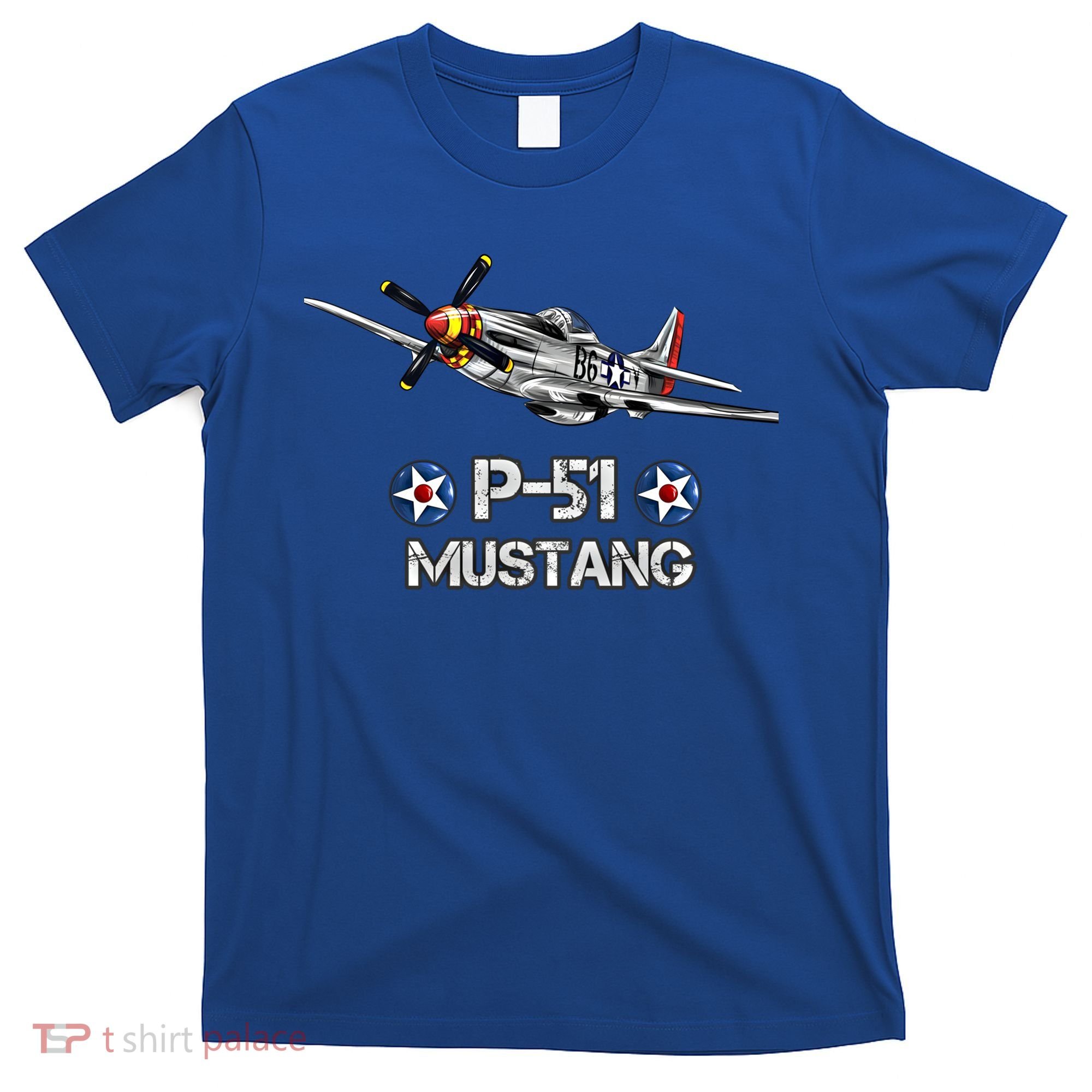 American World War 2 Pcool Gift51 Mustang Fighter Airplane Gift T-Shirt