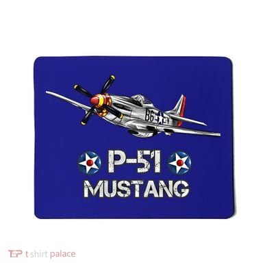 American World War 2 Pcool Gift51 Mustang Fighter Airplane Gift Mousepad