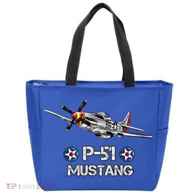 American World War 2 Pcool Gift51 Mustang Fighter Airplane Gift Tote Bag