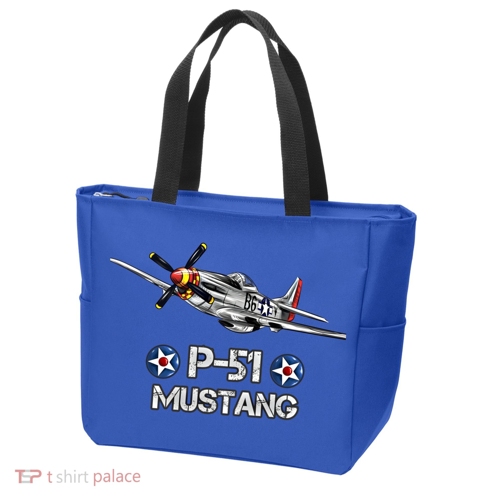 American World War 2 Pcool Gift51 Mustang Fighter Airplane Gift Tote Bag