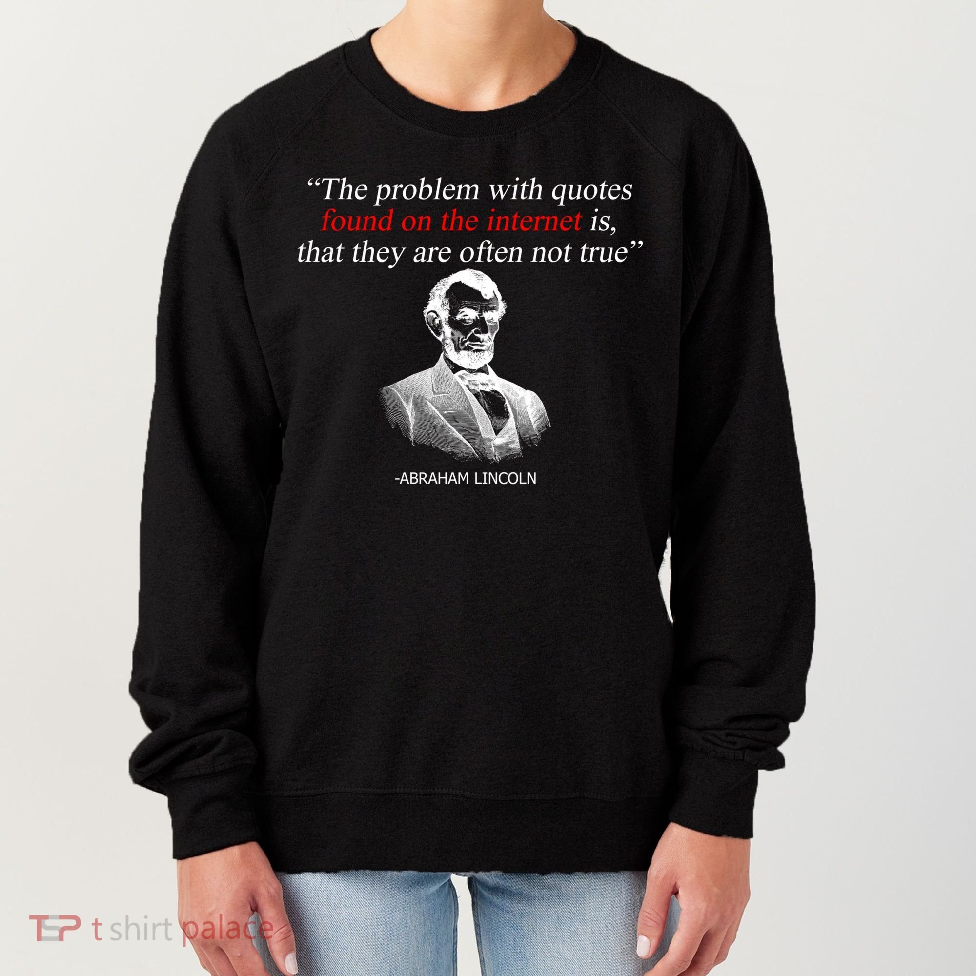 Autor Writer Writing Abraham Lincoln Funny Journalist Gift Women's Sweatshirt