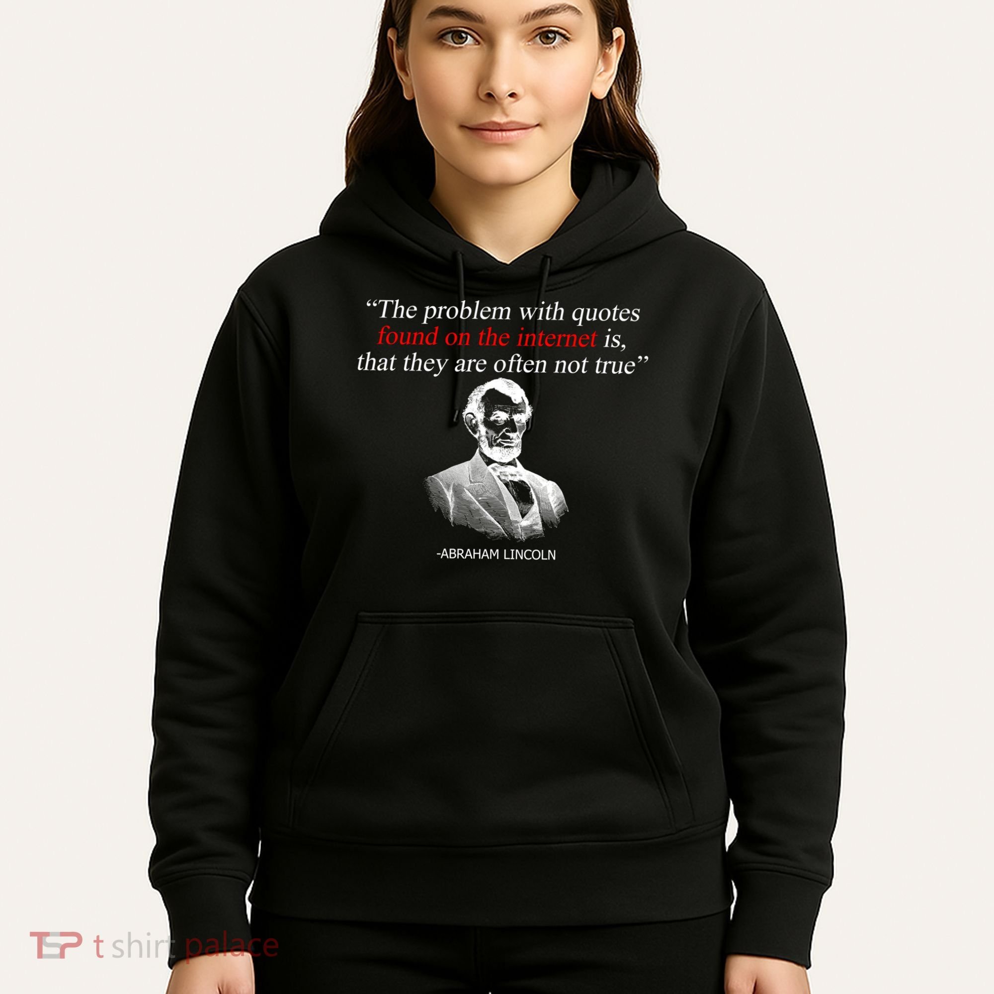 Autor Writer Writing Abraham Lincoln Funny Journalist Gift Hoodie